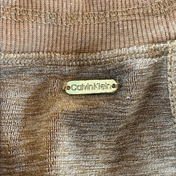 Calvin Klein Women’s Cozy Brown/tan Lounge Pants size M - Picture 7 of 8